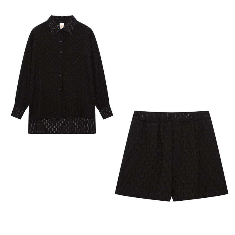 Elizabeth - Ensemble Chemise et Shorts Léger
