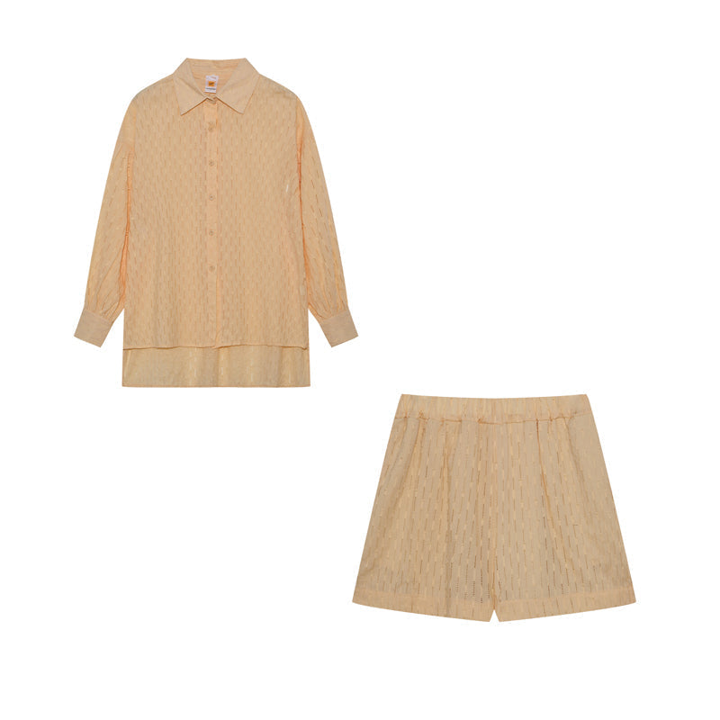 Elizabeth - Ensemble Chemise et Shorts Léger