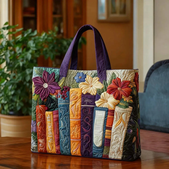 Sac fourre-tout matelassé - Amoureux des livres