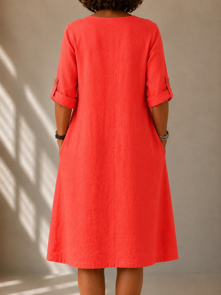 Robe Fluide Coupe Droite Margot