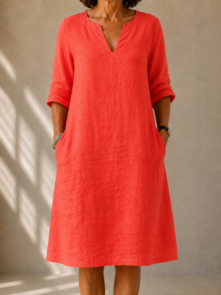 Robe Fluide Coupe Droite Margot